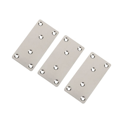 ELECTROPRIME 10 PCS Stainless Steel Connection Code Straight Connecting Piece, Number: 13