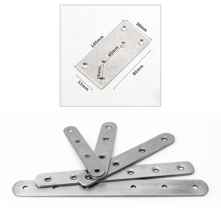 ELECTROPRIME 10 PCS Stainless Steel Connection Code Straight Connecting Piece, Number: 14