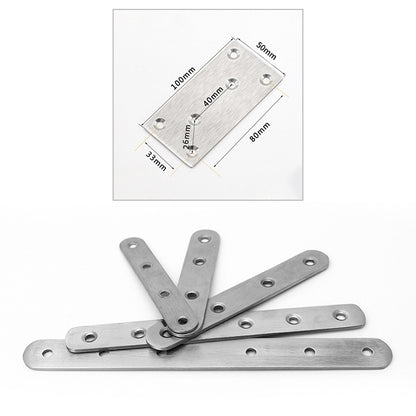 ELECTROPRIME 10 PCS Stainless Steel Connection Code Straight Connecting Piece, Number: 14
