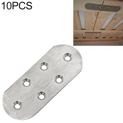 ELECTROPRIME 10 PCS Stainless Steel Connection Code Straight Connecting Piece, Number: 18