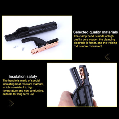 ELECTROPRIME Durable Heat-resistant Cable Welding Clamps Electrode Holder