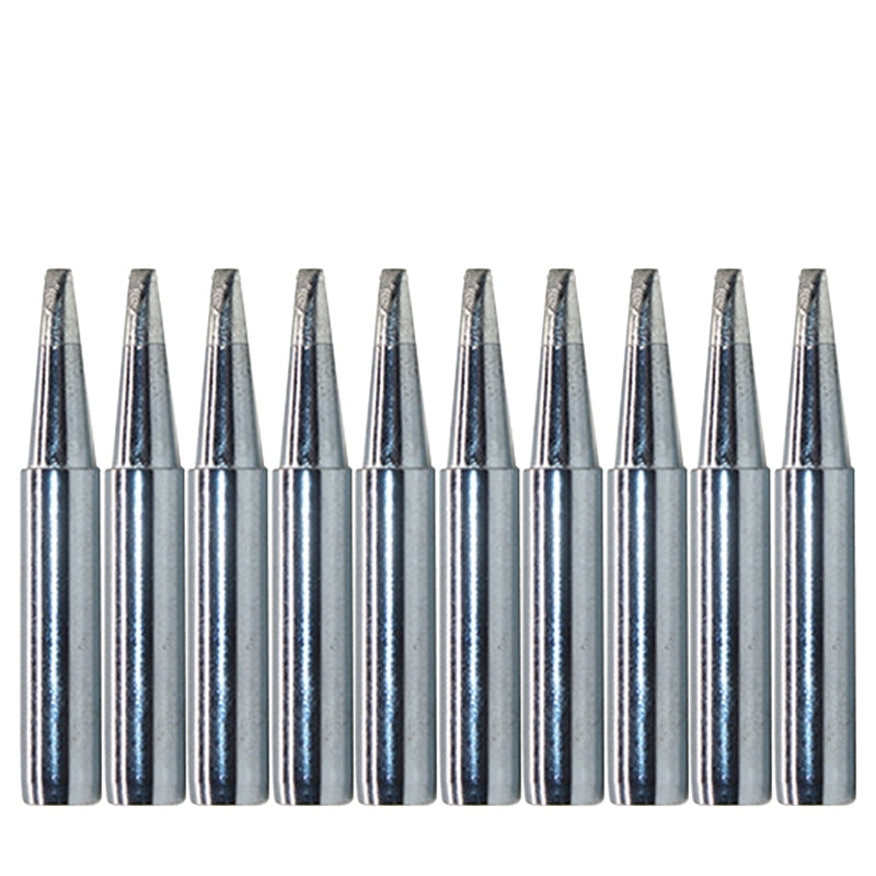 ELECTROPRIME 10 PCS 900M-T-2.4D Middle D Type Lead-free Electric Welding Soldering Iron Tips