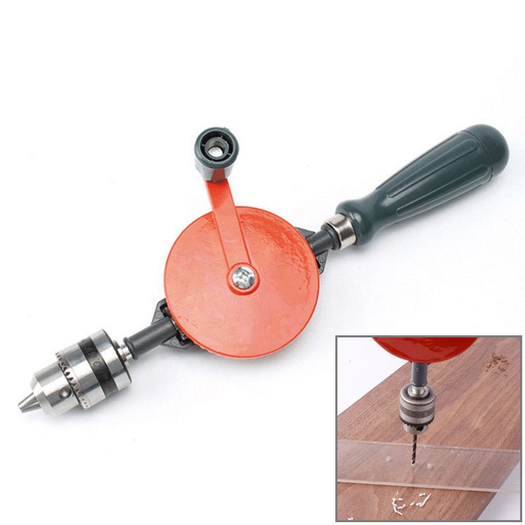 ELECTROPRIME Powerful Manual Drill Steel Precision Casting DIY Woodworking Drill Universal Hand Drill Teaching Supplies Tools