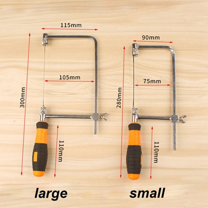 ELECTROPRIME U Shape Hacksaw with Blades for Metal / Wood / Plastic Tube / Wire DIY Hand Tool Portable Woodworking Saw, Width: 105mm