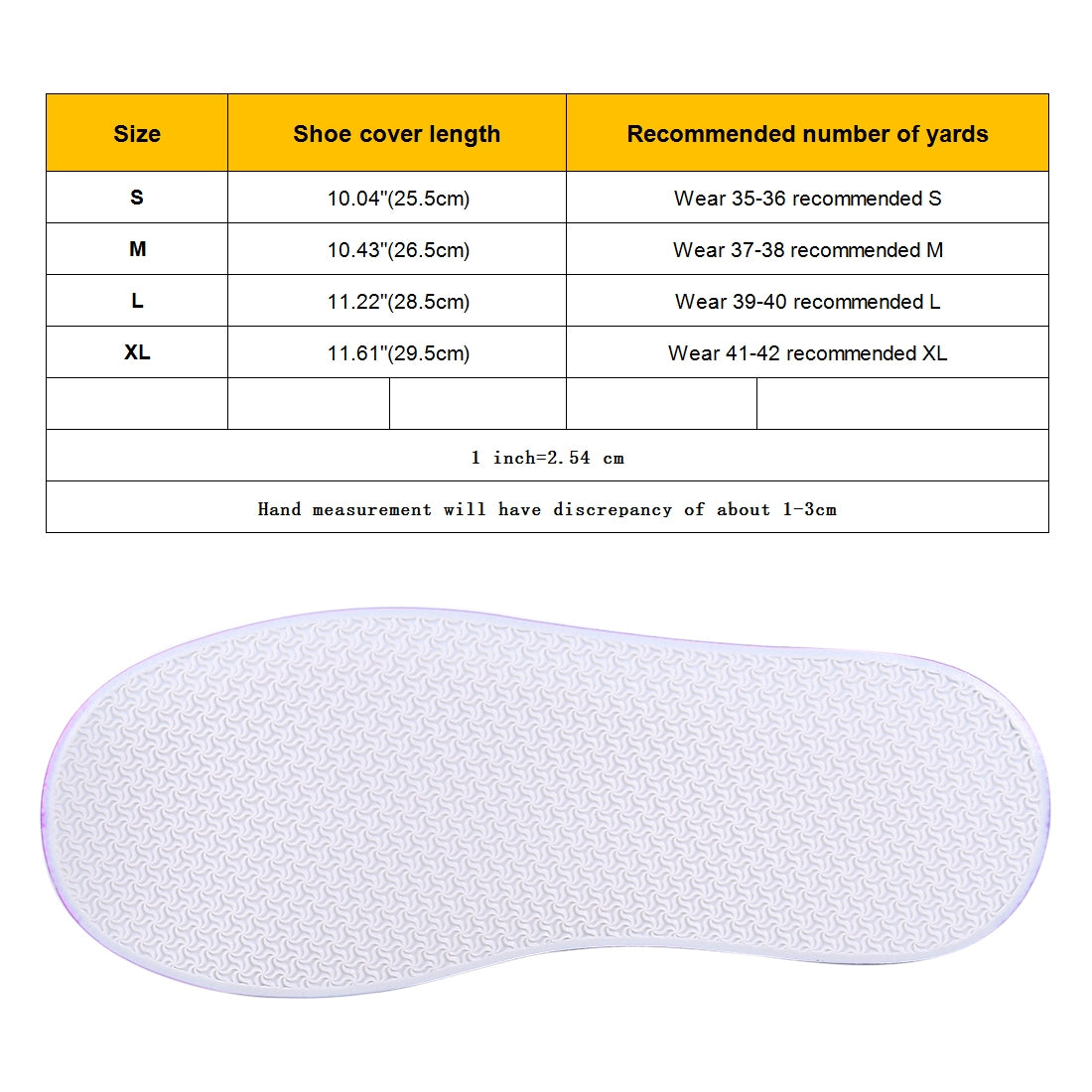 ELECTROPRIME Fashion PVC Non-slip Waterproof Thick-soled Shoe Cover Size: XL(Pink)