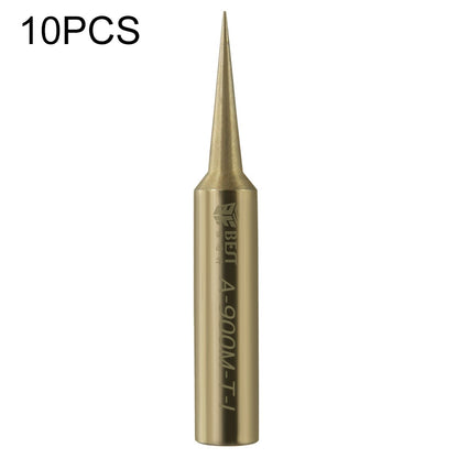 ELECTROPRIME 10 PCS BEST Pure Copper Low Temperature Soldering Iron Tip Special for Welding Fly Jump Wire A-900M-T-I