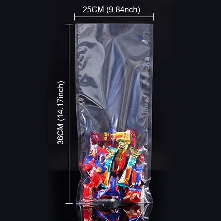 ELECTROPRIME 100 PCS Food Vacuum Packaging Transparent Plastic Bag Nylon Fresh-keeping Bag, Size: 25cm x 35cm