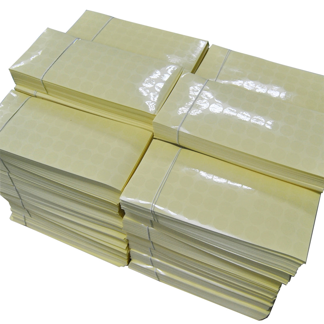 ELECTROPRIME 10000 PCS Transparent Round Shape Self-adhesive Sealing Sticker, Diameter: 30mm