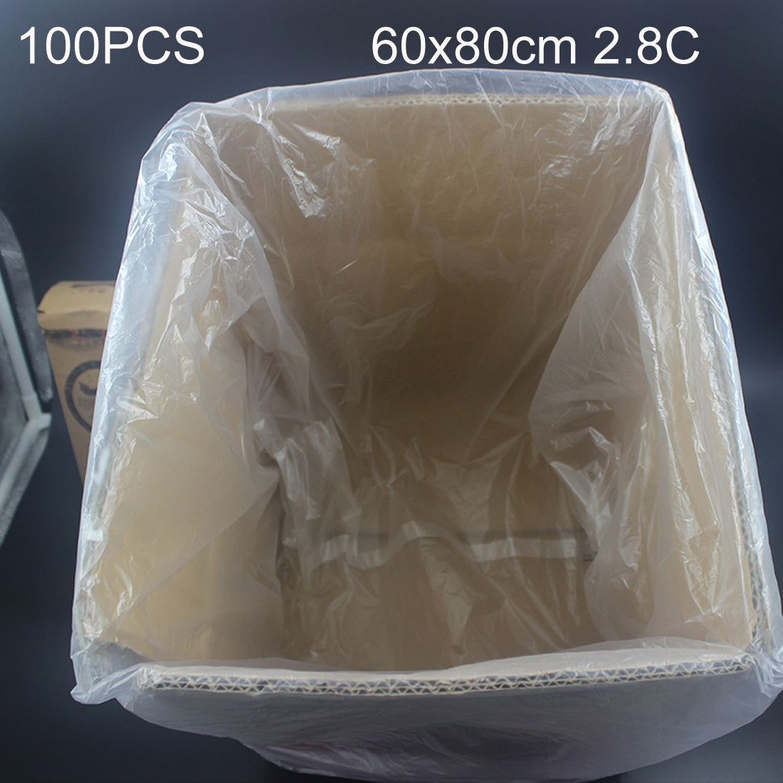 ELECTROPRIME 100 PCS 2.8C Dust-proof Moisture-proof Plastic PE Packaging Bag, Size: 60cm x 80cm