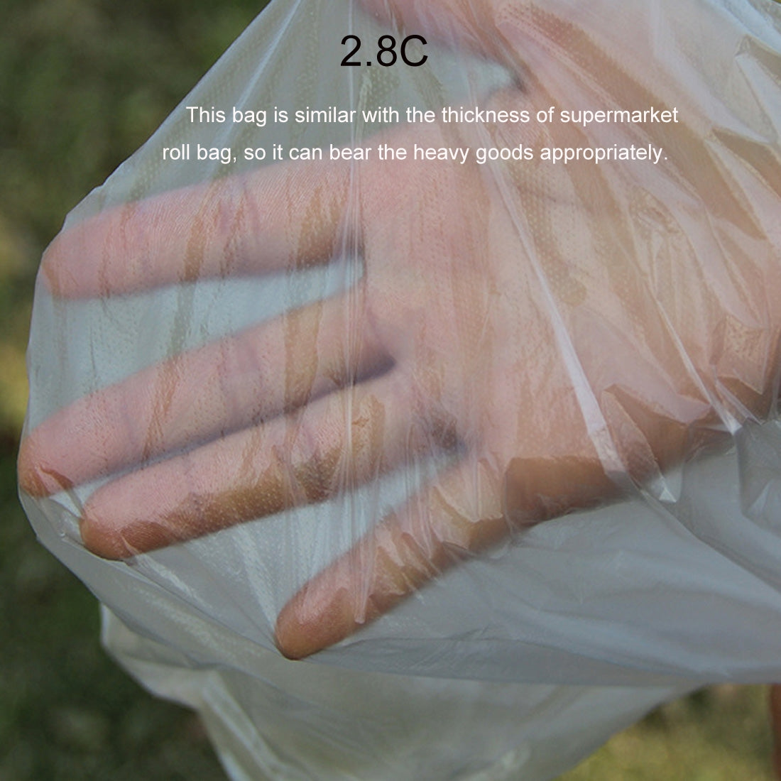 ELECTROPRIME 100pcs / Pack 2.8C Dust-proof Moisture-proof Plastic PE Packaging Bag, Size: 60cm x 100cm