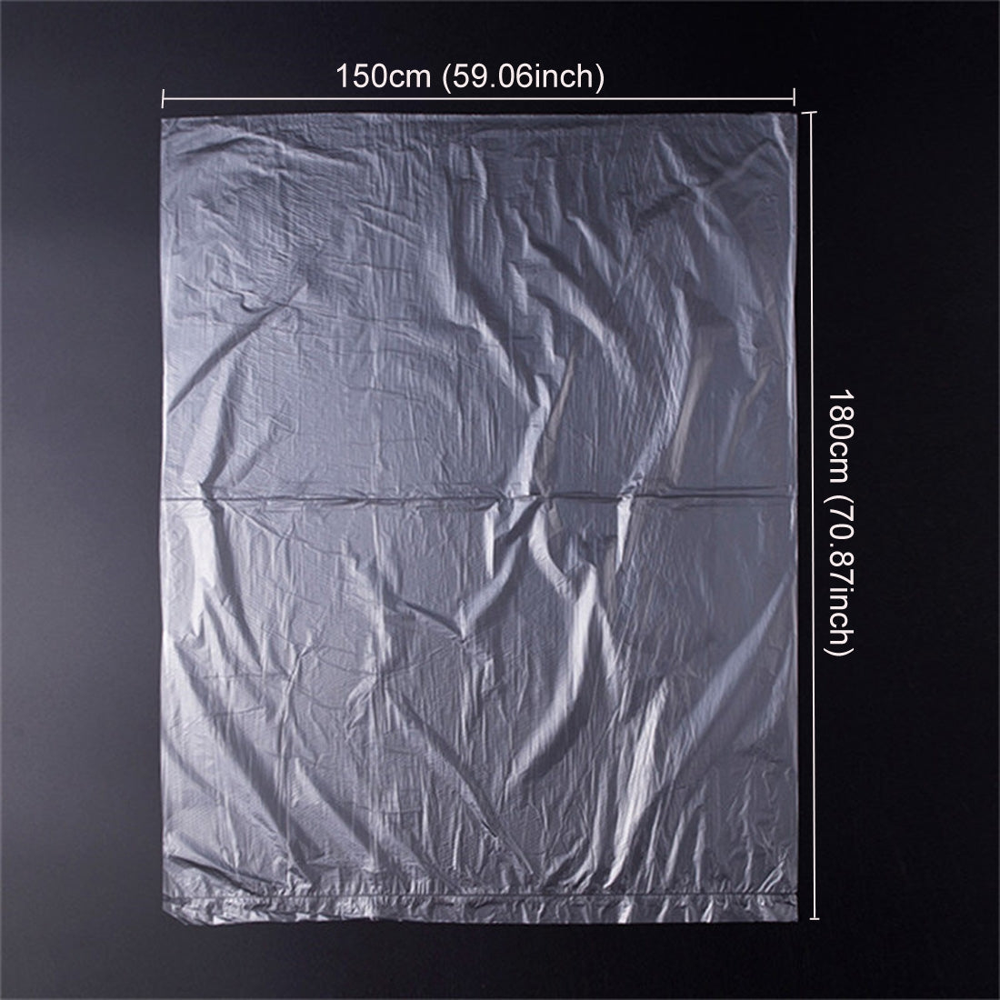 ELECTROPRIME 100 PCS 2.8C Dust-proof Moisture-proof Plastic PE Packaging Bag, Size: 150cm x 180cm