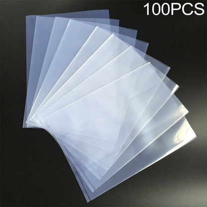 ELECTROPRIME 100 PCS Sealer Closer Machine Special Transparent Plastic Bag with Customized Logo & Design, Size: 23cm x 33cm
