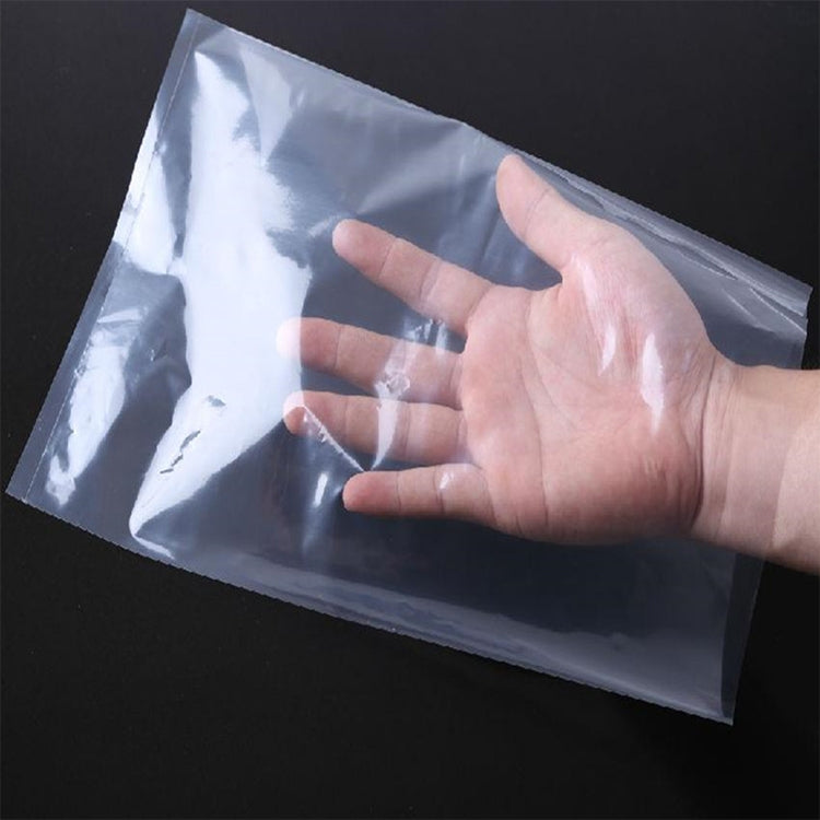 ELECTROPRIME 100 PCS Sealer Closer Machine Special Transparent Plastic Bag with Customized Logo & Design, Size: 23cm x 33cm