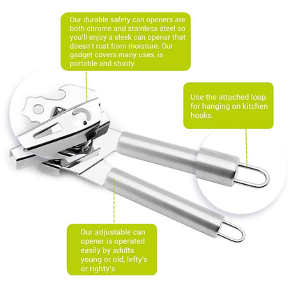 ELECTROPRIME Multi-Functional Stainless Steel Can Bottle Opener