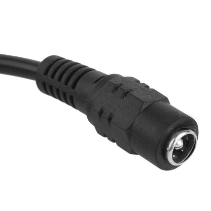 ELECTROPRIME 5.5 x 2.1mm Female to 3x Male DC Power Cable Connector with Switch for LED Strip, Length: 30cm(Black)