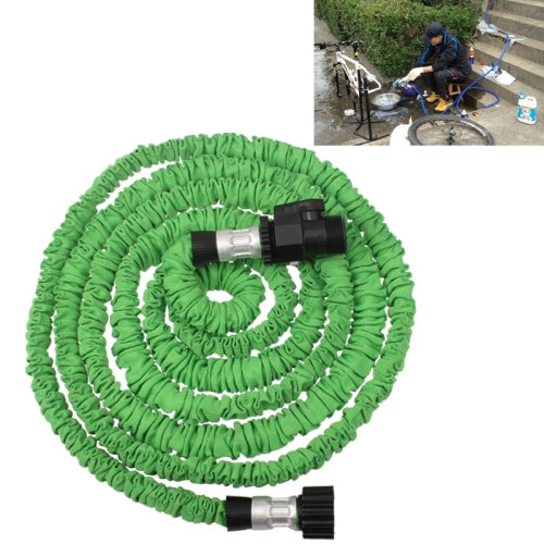 ELECTROPRIME Durable Flexible Dual-layer Water Pipe Water Hose, Length: 5m, US Standard(Green)