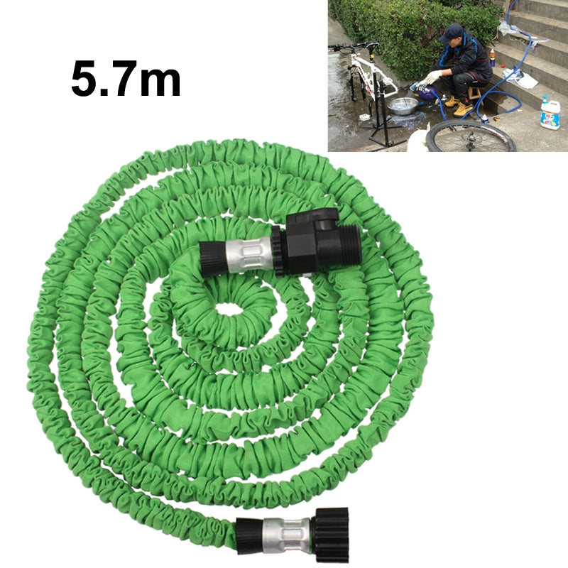 ELECTROPRIME Durable Flexible Dual-layer Water Pipe Water Hose, Length: 5m, US Standard(Green)
