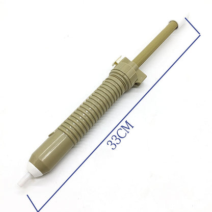 ELECTROPRIME Strong Suction Tin Pump Tin Solder Removal Tool Welding Repair Tool (Grey)