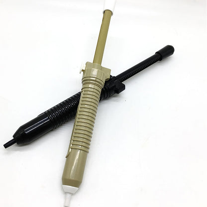 ELECTROPRIME Strong Suction Tin Pump Tin Solder Removal Tool Welding Repair Tool (Grey)