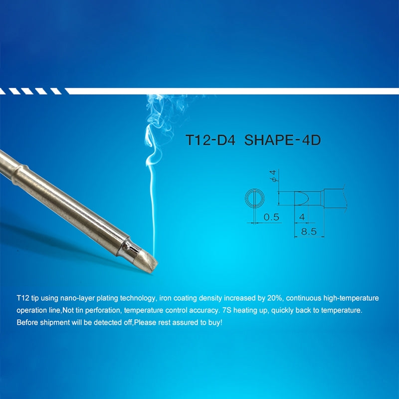 ELECTROPRIME QUICKO T12-D4 Lead-free Soldering Iron Tip