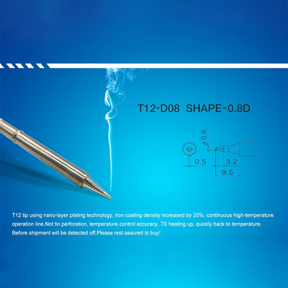 ELECTROPRIME QUICKO T12-D08 Lead-free Soldering Iron Tip
