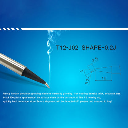 ELECTROPRIME QUICKO T12-J02 Black Welding Lead-free Soldering Iron Tip