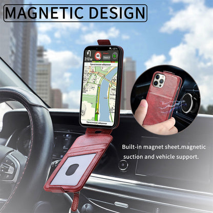 ELECTROPRIME For iPhone 15 Plus Zipper Wallet Vertical Flip Leather Phone Case(Red)