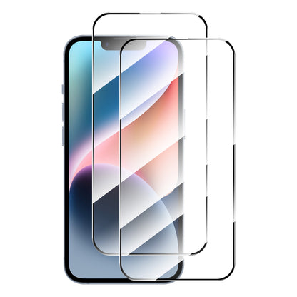 ELECTROPRIME For iPhone 15 Plus 2pcs ENKAY Full Glue High Aluminum-silicon Tempered Glass Film