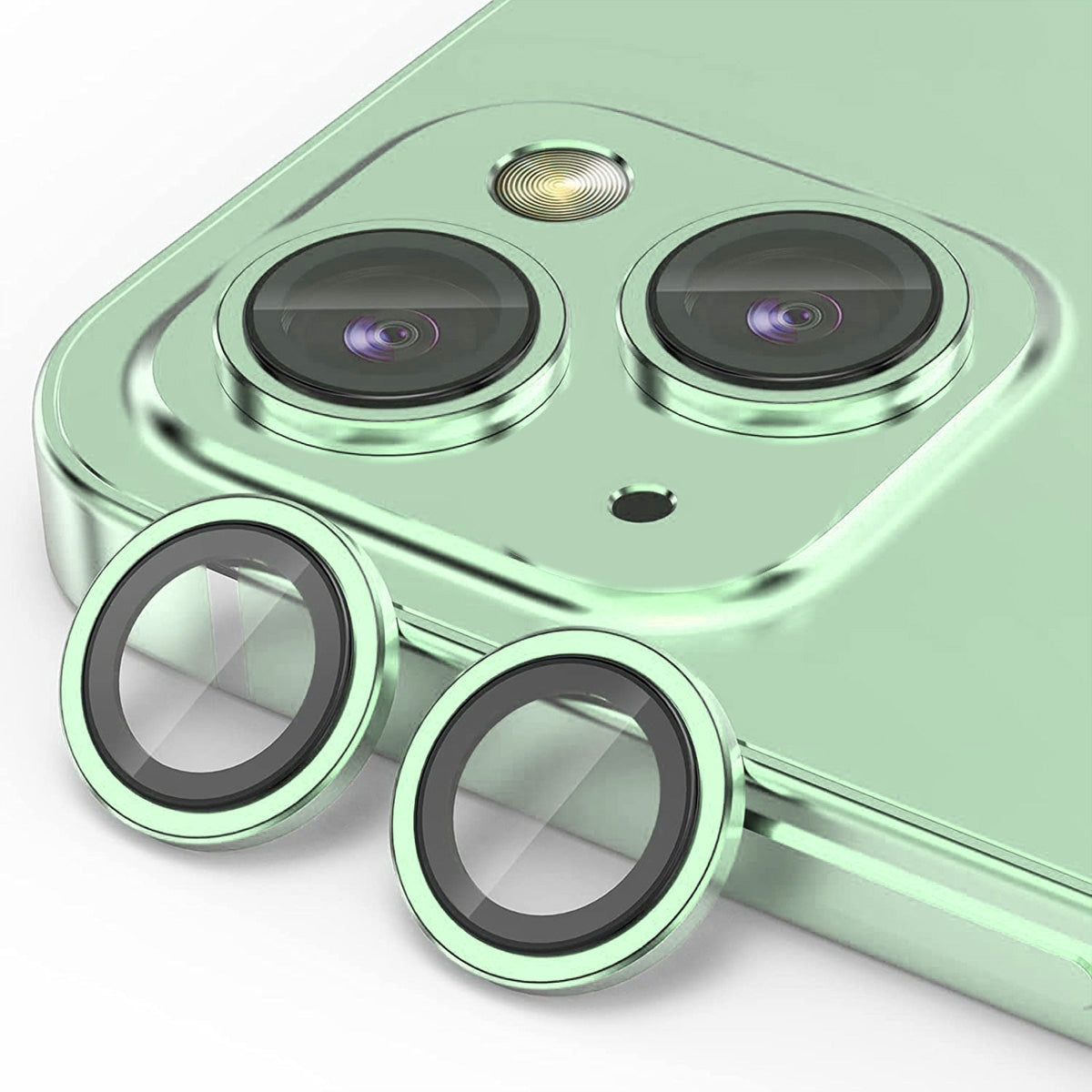 ELECTROPRIME For iPhone 15 / 15 Plus ENKAY AR Anti-reflection Camera Lens Glass Full Film(Green)
