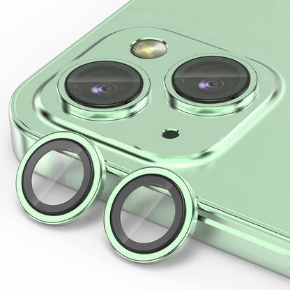 ELECTROPRIME For iPhone 15 / 15 Plus ENKAY AR Anti-reflection Camera Lens Glass Full Film(Green)