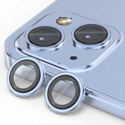 ELECTROPRIME For iPhone 15 / 15 Plus ENKAY AR Anti-reflection Camera Lens Glass Full Film(Blue)