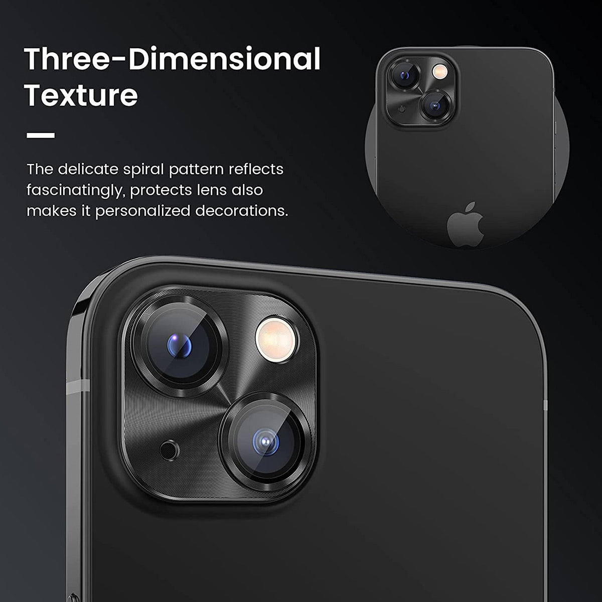 ELECTROPRIME For iPhone 15 / 15 Plus ENKAY Aluminium Alloy Tempered Glass Lens Cover Film(Blue)