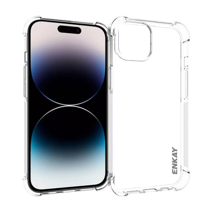 ELECTROPRIME For iPhone 15 Plus ENKAY Hat-Prince Transparent TPU Shockproof Phone Case