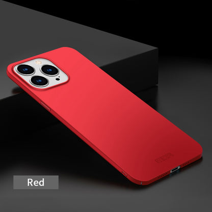 ELECTROPRIME For iPhone 15 Plus MOFI Frosted PC Ultra-thin Hard Phone Case(Red)