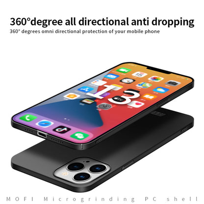 ELECTROPRIME For iPhone 15 Plus MOFI Frosted PC Ultra-thin Hard Phone Case(Red)
