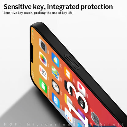 ELECTROPRIME For iPhone 15 Plus MOFI Frosted PC Ultra-thin Hard Phone Case(Red)