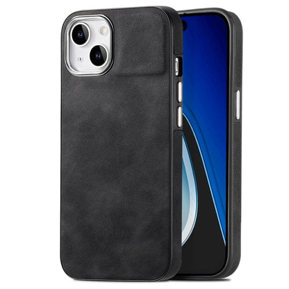 ELECTROPRIME For iPhone 15 Skin-Feel Electroplating TPU Shockproof Phone Case(Black)