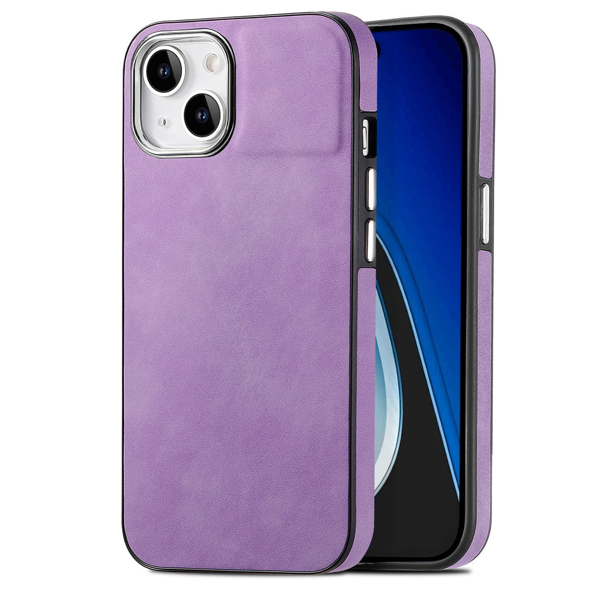 ELECTROPRIME For iPhone 15 Skin-Feel Electroplating TPU Shockproof Phone Case(Purple)