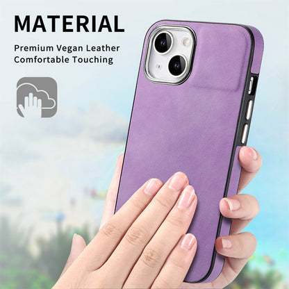 ELECTROPRIME For iPhone 15 Skin-Feel Electroplating TPU Shockproof Phone Case(Purple)