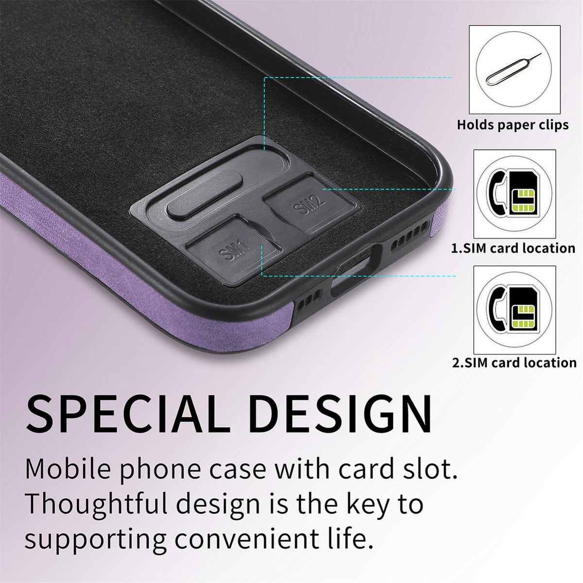 ELECTROPRIME For iPhone 15 Skin-Feel Electroplating TPU Shockproof Phone Case(Purple)
