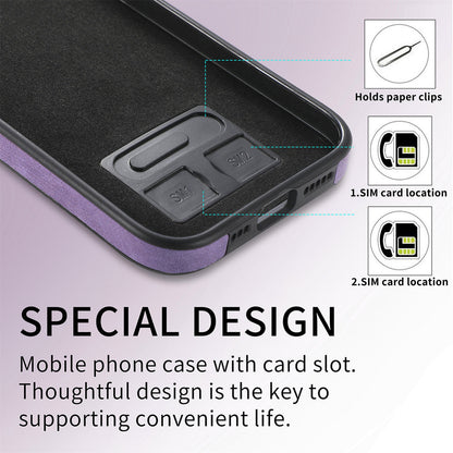 ELECTROPRIME For iPhone 15 Skin-Feel Electroplating TPU Shockproof Phone Case(Purple)