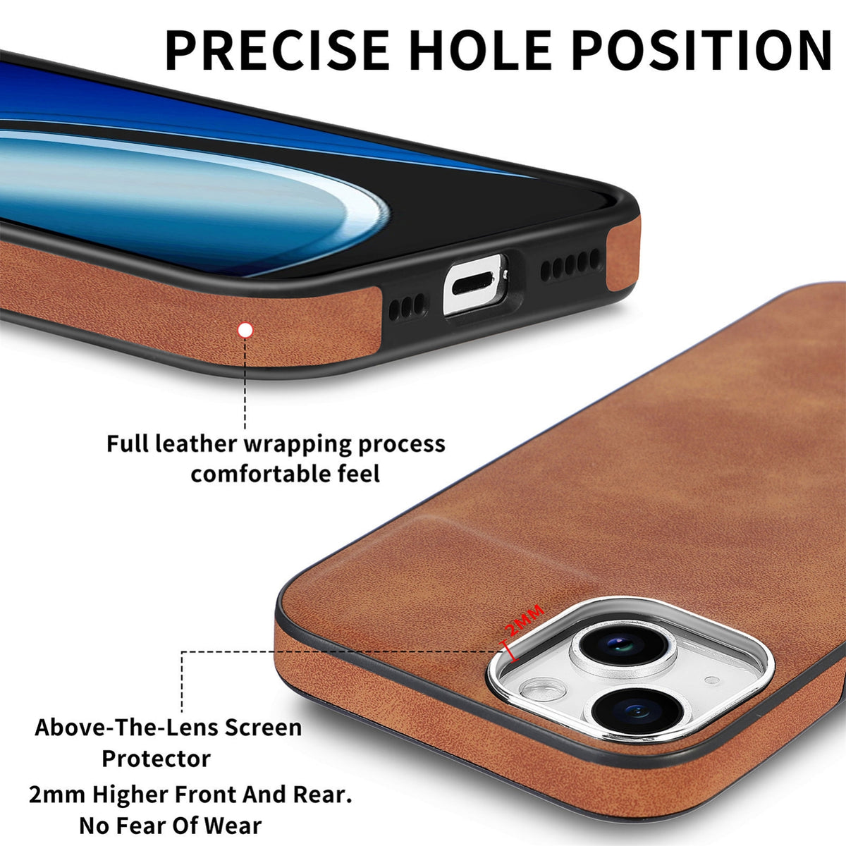 ELECTROPRIME For iPhone 15 Skin-Feel Electroplating TPU Shockproof Phone Case(Brown)