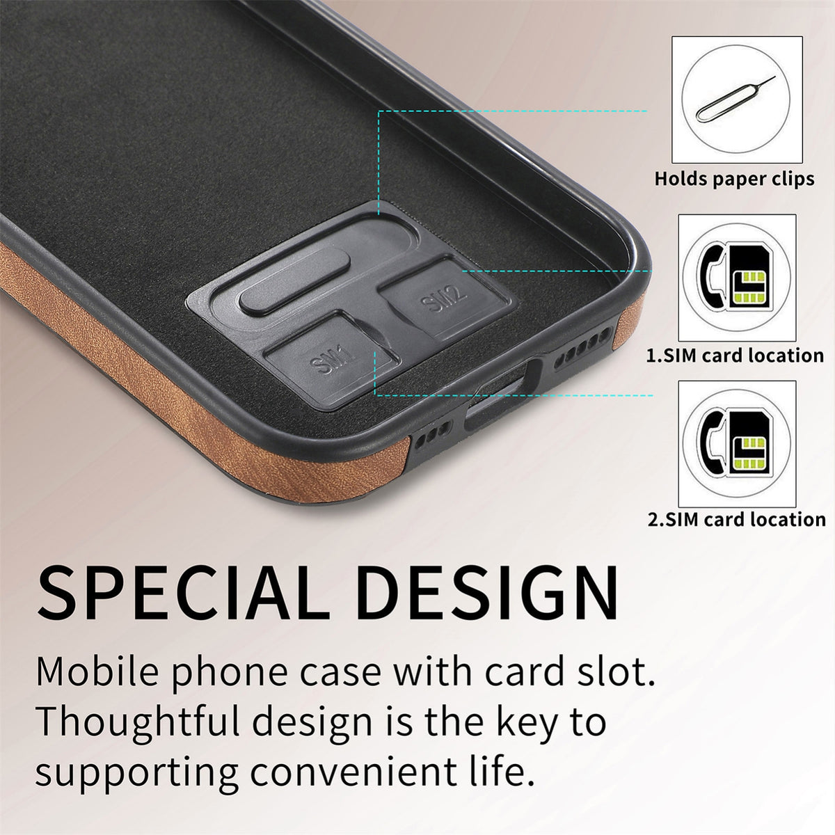 ELECTROPRIME For iPhone 15 Skin-Feel Electroplating TPU Shockproof Phone Case(Brown)