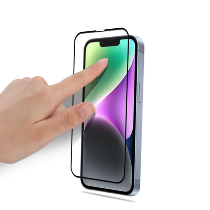 ELECTROPRIME For iPhone 15 Plus 2.5D Full Glue Full Cover Tempered Glass Screen Protector