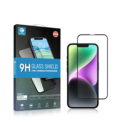 ELECTROPRIME For iPhone 15 Plus 2.5D Full Glue Full Cover Tempered Glass Screen Protector