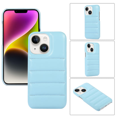 ELECTROPRIME For iPhone 15 Down Jacket Airbag Shockproof Phone Case(Blue)