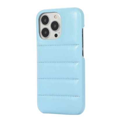 ELECTROPRIME For iPhone 15 Down Jacket Airbag Shockproof Phone Case(Blue)