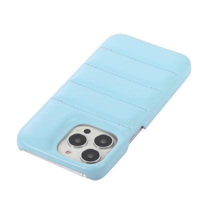 ELECTROPRIME For iPhone 15 Down Jacket Airbag Shockproof Phone Case(Blue)