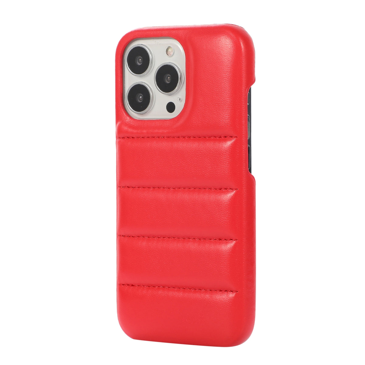 ELECTROPRIME For iPhone 15 Down Jacket Airbag Shockproof Phone Case(Red)