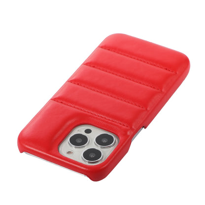 ELECTROPRIME For iPhone 15 Down Jacket Airbag Shockproof Phone Case(Red)